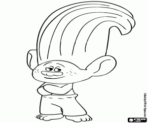 Coloriage Creek, le troll zen