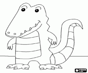 Coloriage Crocodile