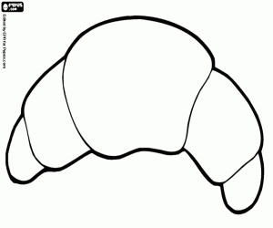 Coloriage Croissant