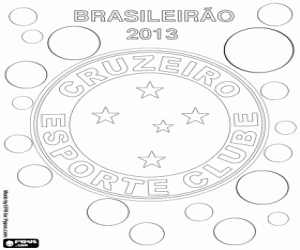 Coloriage Cruzeiro, champion du Brasileirão 2013