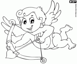 Coloriage Cupidon