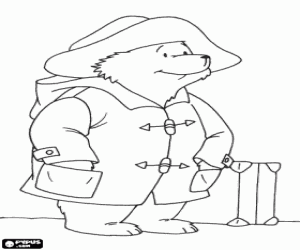 Coloriage Le célèbre Ours Paddington