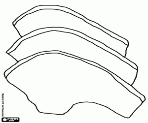 Coloriage Côtelettes de viande