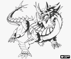 Coloriage Darkus Hydranoid, Bakugan