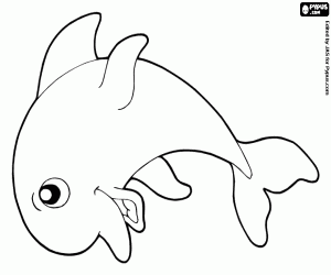 Coloriage Dauphin