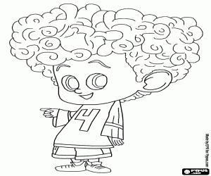 Coloriage Dennis est le petit-fils de Dracula