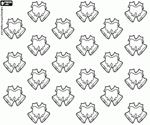 Coloriage Dessin avec des cloches de Noël