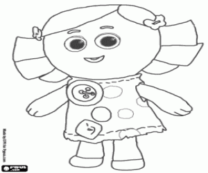 Coloriage Dolly la poupée de chiffon