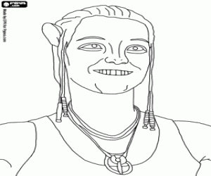 Coloriage Le Dr Grace Augustine dans Avatar