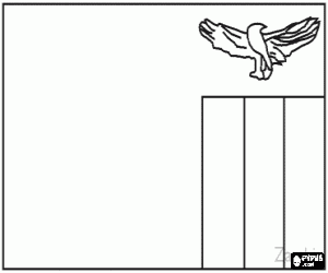 Coloriage Drapeau de Zambie
