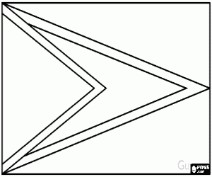 Coloriage Drapeau du Guyana