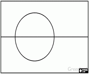 Coloriage Drapeau du Groenland