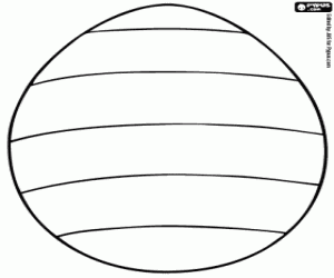 Coloriage Décorer un oeuf de Pâques