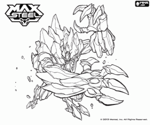 Coloriage Elementor Terre, Max Steel