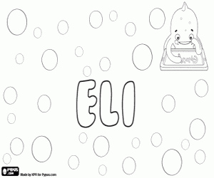 Coloriage Eli, nom en diverses langues