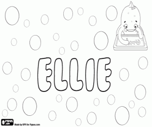 Coloriage Ellie, diminutif