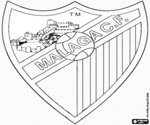 Coloriage Emblème de Málaga CF