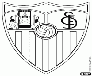 Coloriage Emblème de Sevilla FC