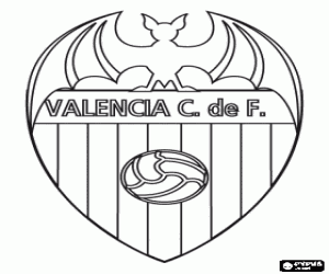 Coloriage Emblème de  Valence CF