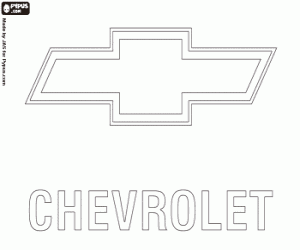 Coloriage Emblèm Chevrolet
