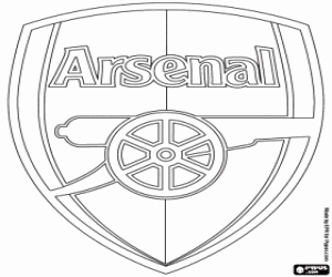 Coloriage Emblème du Arsenal FC