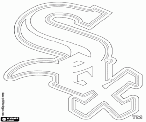 Coloriage Emblème des Chicago White Sox