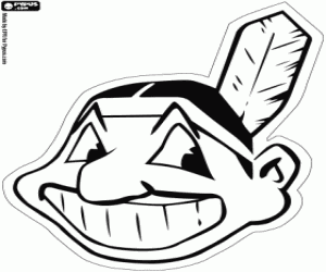 Coloriage Emblème des Cleveland Indians