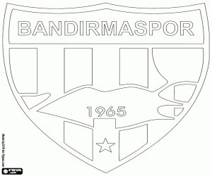 Coloriage Emblème de Bandırmaspor