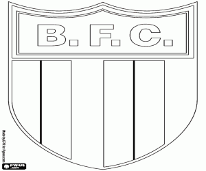 Coloriage Emblème de Botafogo FC, BFC