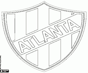 Coloriage Emblème de CA Atlanta