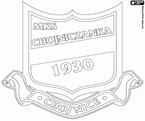 Coloriage Emblème de Chojniczanka Chojnice