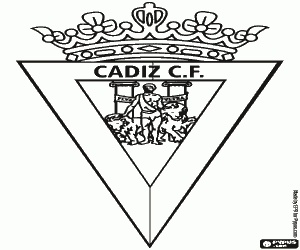 Coloriage Emblème de Cádiz CF