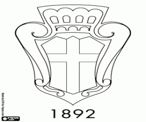 Coloriage Emblème de FC Pro Vercelli 1892