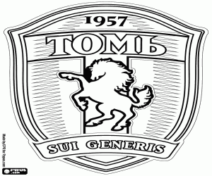 Coloriage Emblème de FK Tom Tomsk