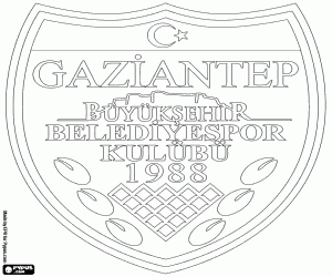 Coloriage Emblème de Gaziantep BB SK