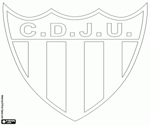 Coloriage Emblème de Juventud Unida