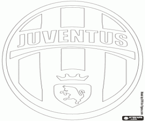 Coloriage Emblème de la Juventus Turin