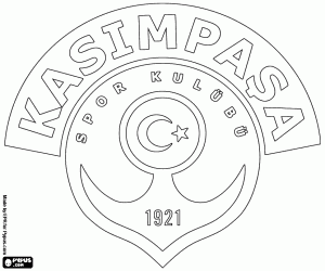Coloriage Emblème de Kasımpaşa SK