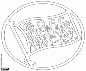 Coloriage Emblème de Kickers Offenbach