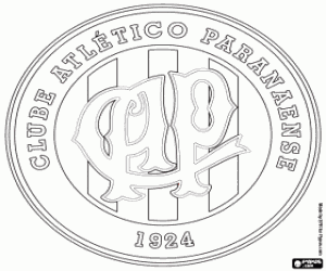 Coloriage Emblème de l'Atlético Paranaense