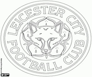 Coloriage Emblème de Leicester City