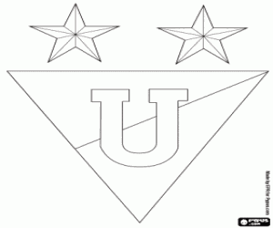 Coloriage Emblème de la Liga de Quito, LDU