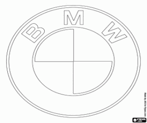 Coloriage Emblème de la marque BMW