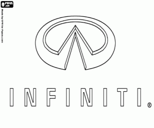 Coloriage Emblème de la marque Infiniti