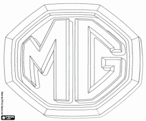 Coloriage Emblème de MG