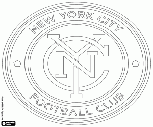 Coloriage Emblème de New York City FC