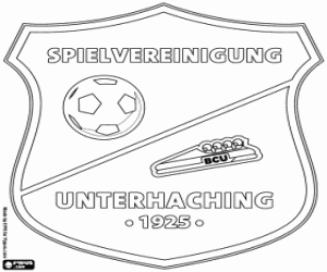 Coloriage Emblème de SpVgg Unterhaching
