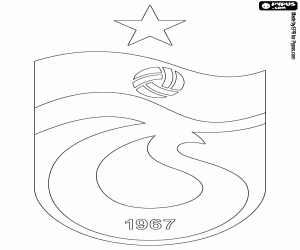 Coloriage Emblème de Trabzonspor
