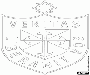 Coloriage Emblème du Deportivo USMP
