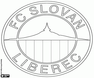 Coloriage Emblème du FC Slovan Liberec